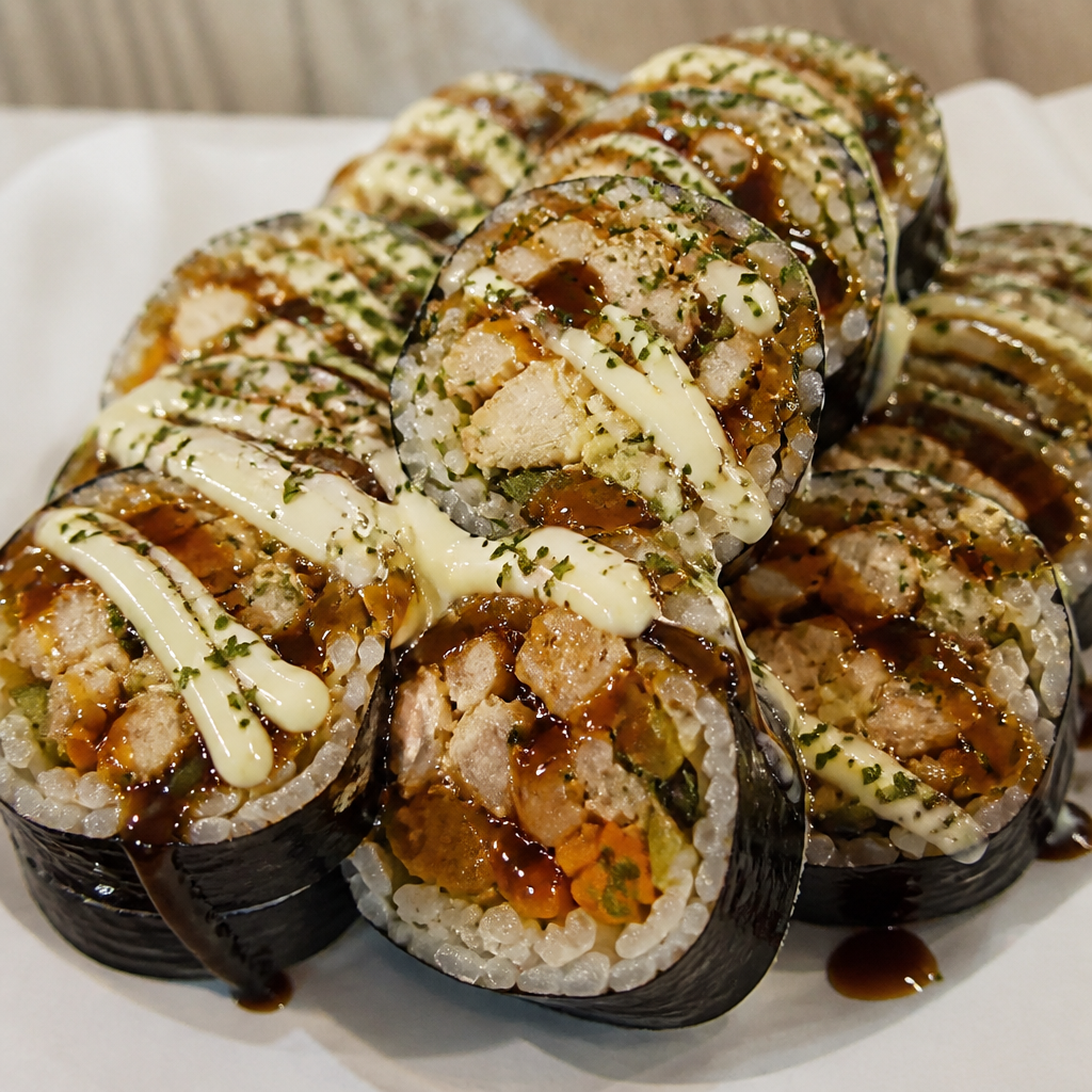 東海墨湖の「パダクキンパ」！SBS生放送トゥデイで話題の鶏肉とネギのキンパ