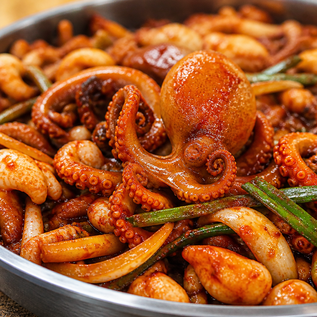 สัมผัสแก่นแท้ของปลาหมึกมูอันที่ Namdo Bbeolnakji! ร้านอาหารแนะนำจาก KBS 6 โมงบ้านเกิด